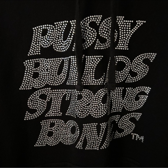 LA ROPA HOLLYWOOD RHINESTONE HOODIE - Picture 3 of 4